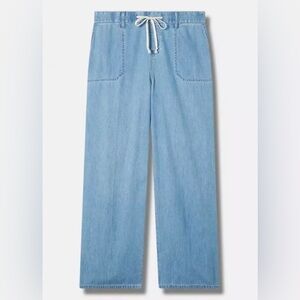 Torrid Pull-On Wide Leg Light Weight Jean, 1X Short